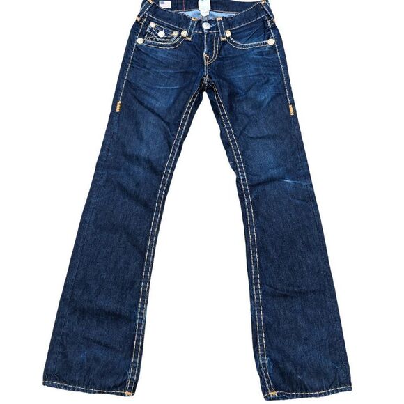 Vintage True Religion Jeans Size 28 BILLY SUPER T Blue - Picture 4 of 10